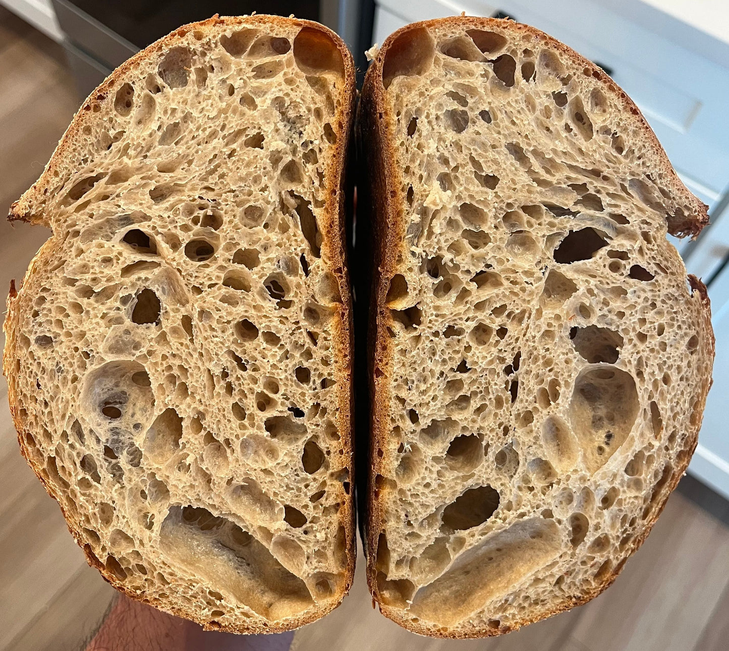 Sourdough Country Loaf, Made with Organic ingredients and Sesame Seeds.